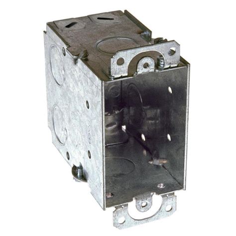 power outlet for metal electrical box single|deep single gang electrical box.